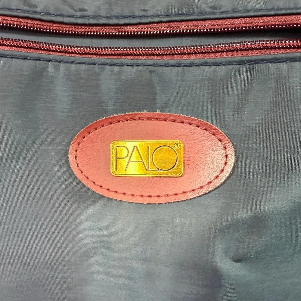 Vintage PALO Suit Garment‎ Bag Navy/Burgundy 45